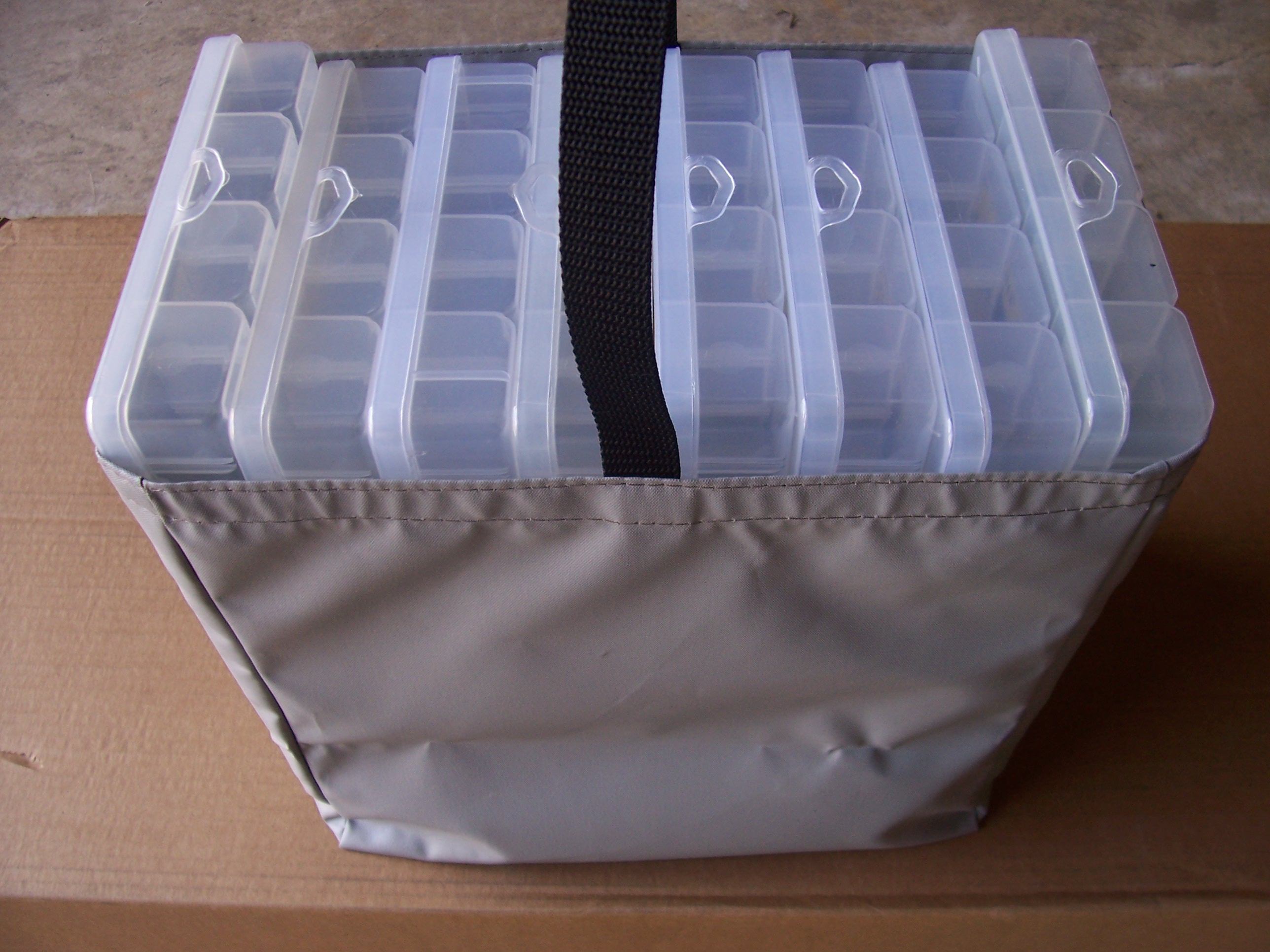 Amish Harness Blade Caddy Seven Box Tote