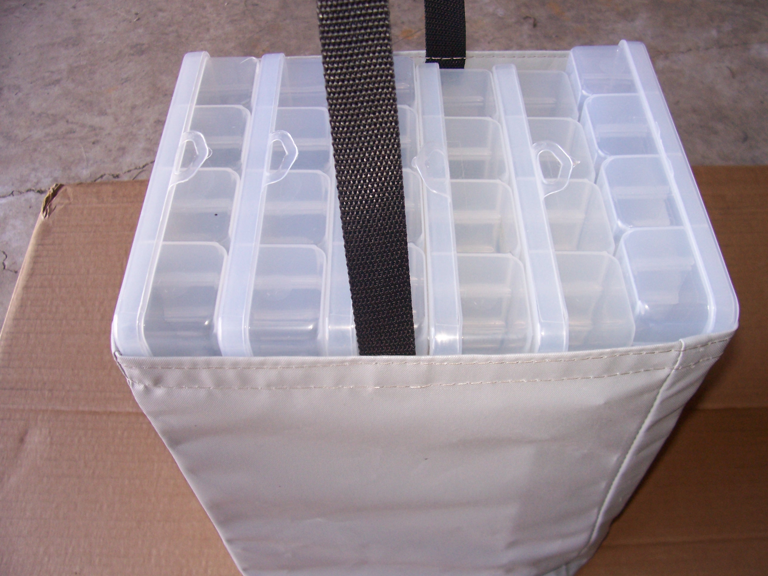 Amish Harness Blade Caddy Five Box Tote