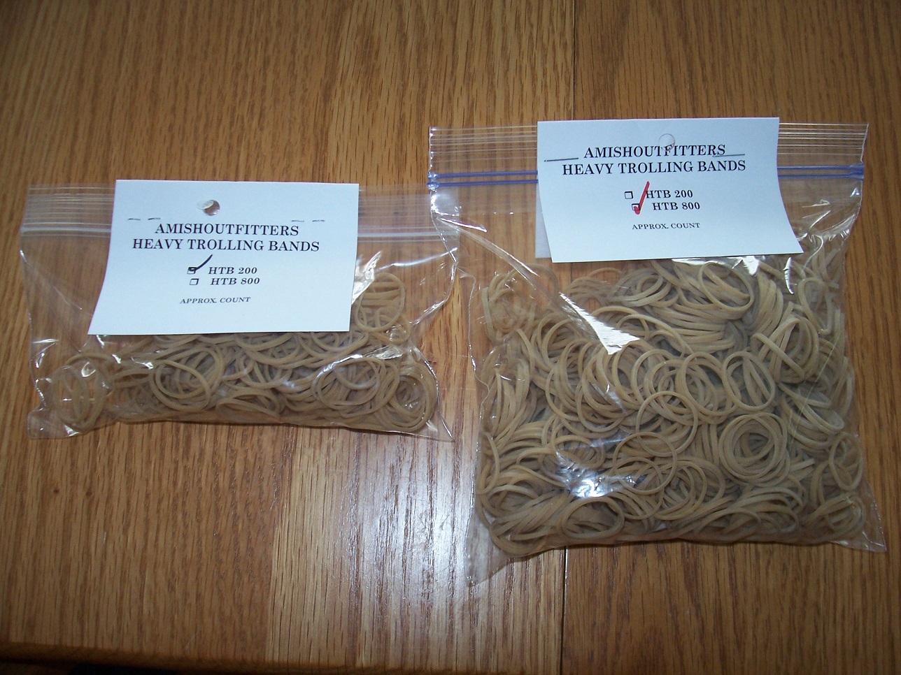 Brown Rubber Bands size 10 800 Count