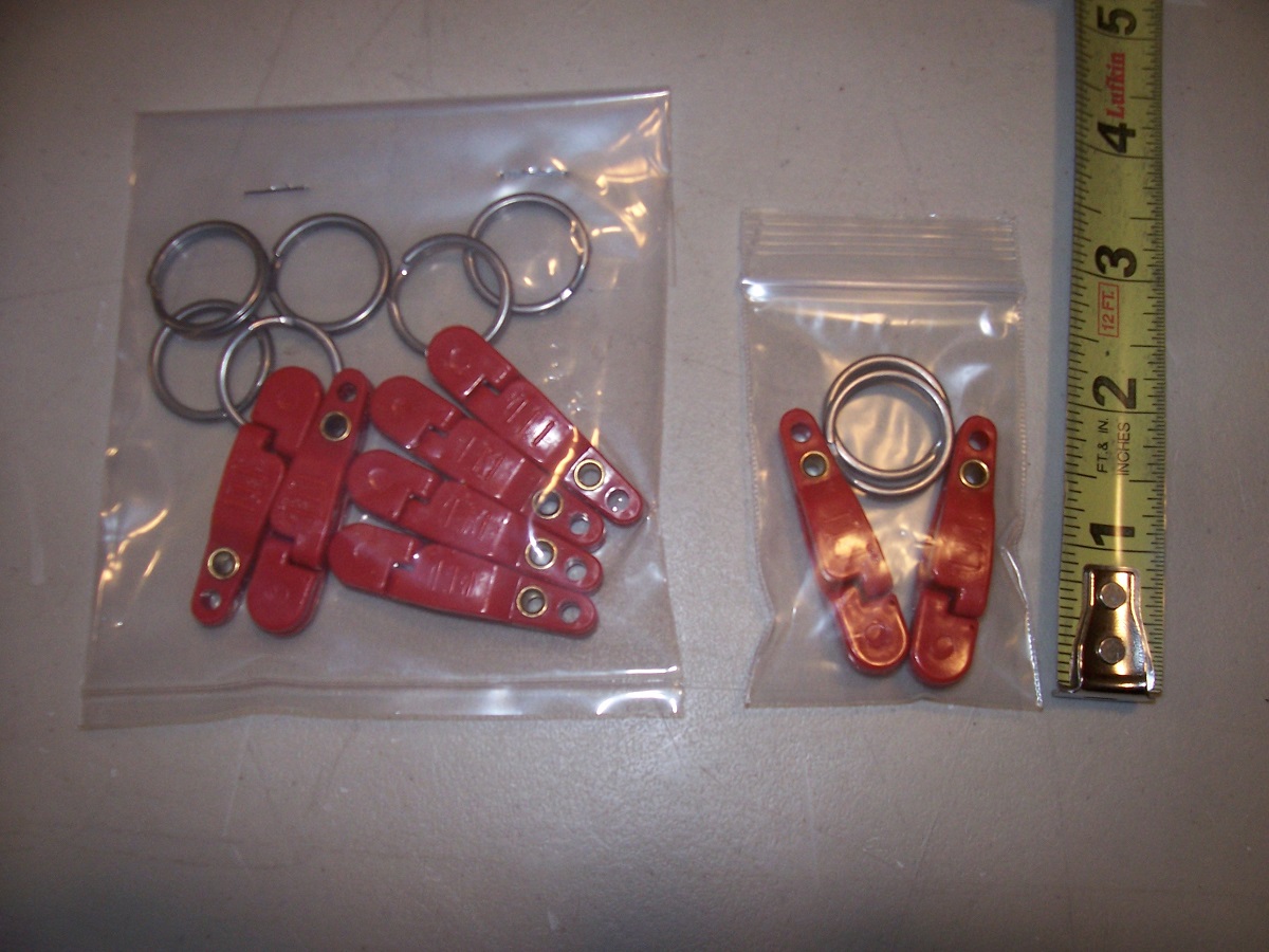 red weight clips 2 pack