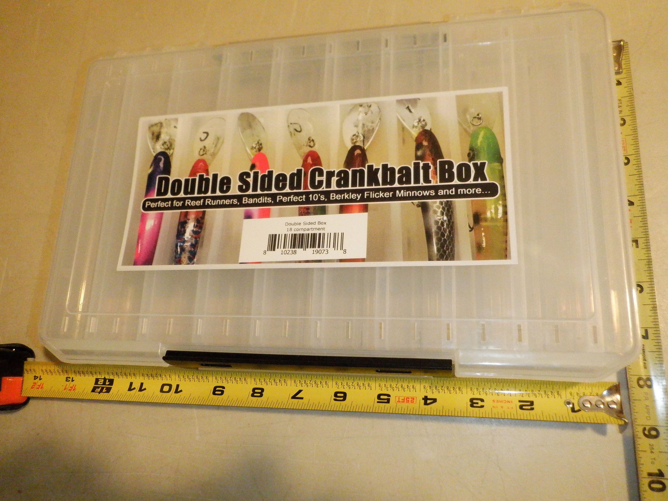 New 18 Compartment Double Sided Box